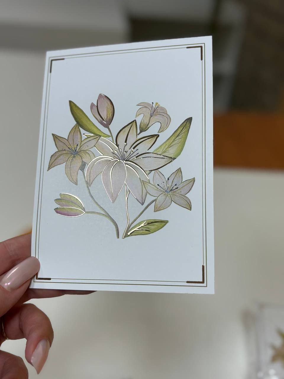 листівка лілії